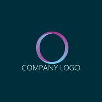 Elegant geometrric gradient business logo vector