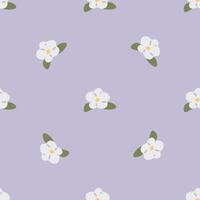 Cute Floral Seamless Pattern Design vector