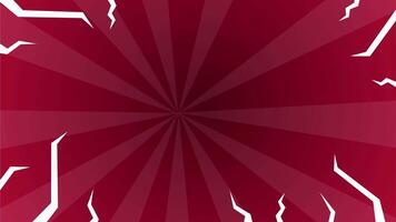 Bright red explosion background animation with dynamic energy patterns video
