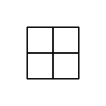 Grid Format Table Line Icon for Dashboard vector