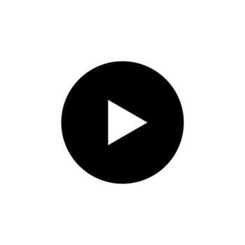 Media Player Solid Icon for Interface vector