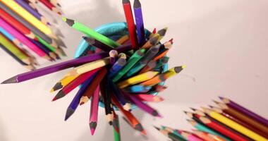 Get Ready for Back to School With Colorful Pencils and Creative Drawing Tools video