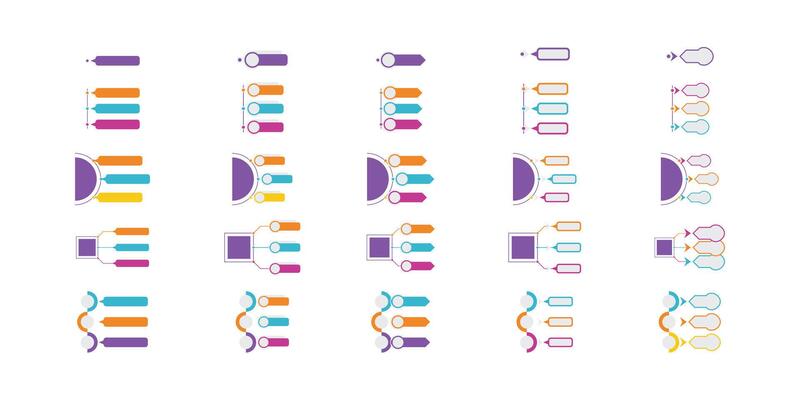 Colorful Infographic Shape
