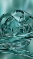 Light Green Figures, Vertical Background, Elegant Template, Exclusive, Colors, Reflection video