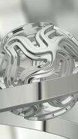 Silver Figures, Vertical Background, Elegant Template, Exclusive, Colors, Reflection video