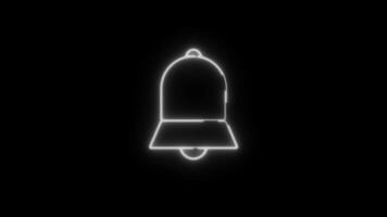 Turns Notification On Bell hanging bell alert ring Icon Isolated. bell icon Alert social media. Message Bell icon symbol. video