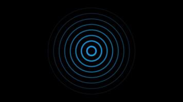 Radio waves background animation and Expanding arc waves motion graphics .Radio wave signal. video