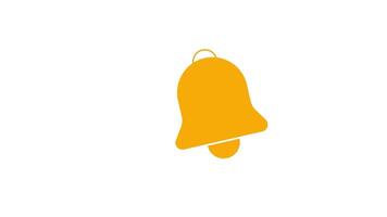 Turn Notification On Bell hanging bell alert ring Icon video