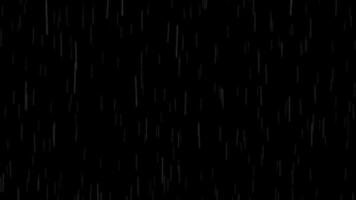 Animated Rain Falling on Black Background Heavy Rainfall Rainfall Overlay Motion Graphics Weather Element Animated Backdrop video