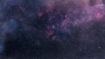 Purple Pink And Blue Nebula Space Background video