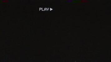 Static Noise Glitch Overlay on Dark Background video