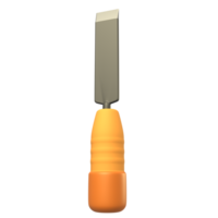 a knife with a yellow handle on a transparent background png