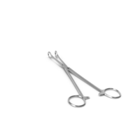 Surgical Tweezers, Precision Medical Instrument Closeup , 3d render, transparent background, png