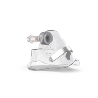 Inhalation mask isolated on transparent background. png