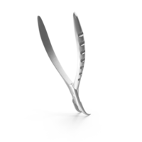 Tweezers , Medical Instrument Closeup , 3d render, transparent background, png