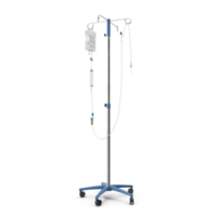IV Pole, Medical Infusion Stand for Hospitals Clinics , 3d render, transparent background, png