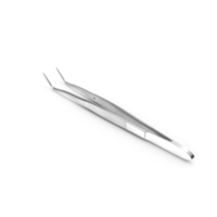 Surgical Tweezers, Precision Instrument for Medical Procedures , 3d render, transparent background, png