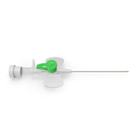 IV Catheter, Medical Device Specifications and Uses , 3d render, transparent background, png