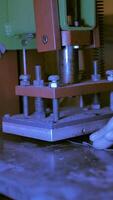 A person is working on a machine video