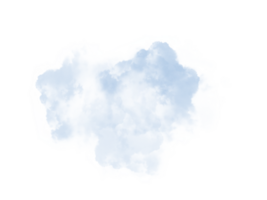 blue smoke fluffing up on background png