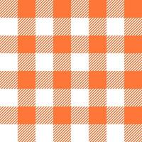 Seamless pattern with orange checkered background vector