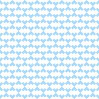 Seamless pattern with blue heart stripes vector