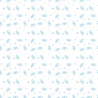 Seamless pattern with spring vector