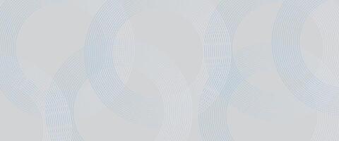 Minimal Circular Abstract Lines on Soft Gray Background vector