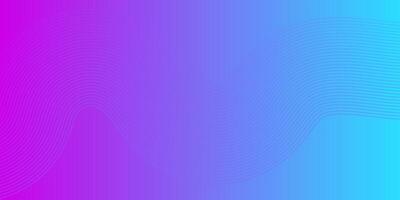 Vibrant Gradient Background with Smooth Wave Lines in Pink and Blue vector