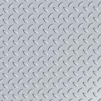 Seamless metal diamond plate texture with raised oval patterns, ideal for industrial backgrounds, product mockups, or design surfaces.