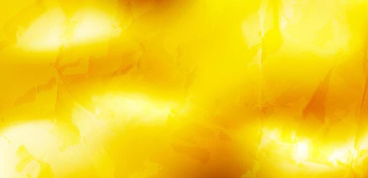 Shiny Golden Rich Background with Smooth Gradient Texture and Soft Light Reflections in Horizontal Format. Yellow Shiny Crumpled Foil with Copy Space. vector