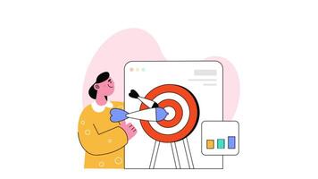 Startup Target 2D Flat animations video