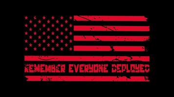 Red Friday Animation with American Flag, Patriotic Typography Motion Graphic in 4K video