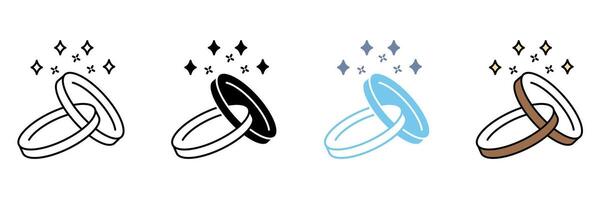 RING concept line icon. Simple element illustration. vector