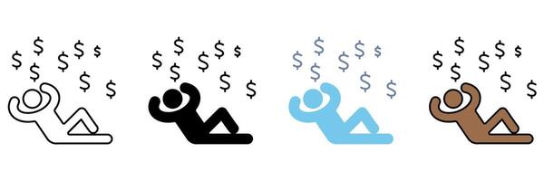 AFFLUENCE concept line icon. Simple element illustration. vector