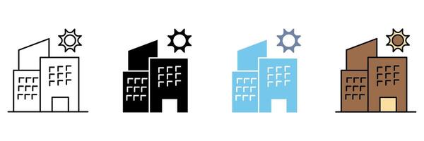 LUXURY VILLA concept line icon. Simple element illustration. vector