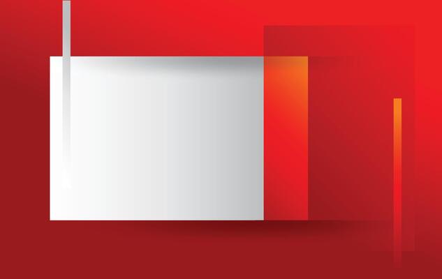 modern red and white square abstract background design template