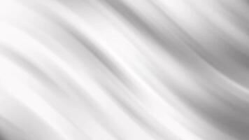 Elegant White Satin Fabric Texture with Soft Flowing Folds Abstract Backdrop video