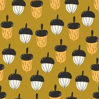 acorn pattern design illustration vector