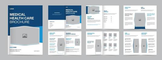 Medical Brochure Design Modern Medical Brochure Layout vector