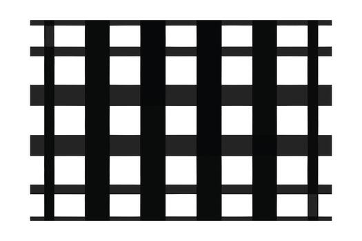 Gray grid Pattern with intersecting horizontal vertical lines on square vector