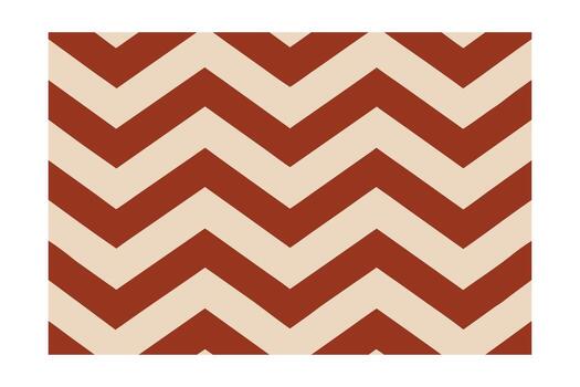 Chevron Pattern in Terracotta Beige Colors Arranged in a Repeating Zigzag Design vector