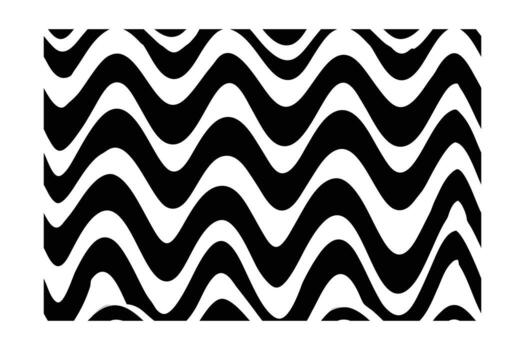 Wavy Pattern design with repeating curved lines creating a graphic texture wave vector