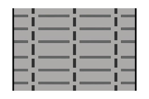 geométrico gris modelo con rectangular formas vertical líneas en rectángulos vector