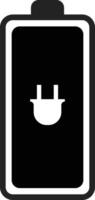 electrical symbols for battery power charging and energy. power electricity and energy symbol. Power level accumulator sign vector