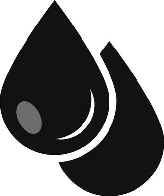 Black Water drop icons set. droplet shapes collection. . water conservation themes. Rain drip liquid logo. Droplet sign. Tear and oil symbols