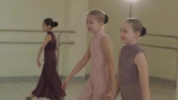 Ballet pair rehearsing emotional scene video