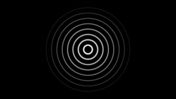 Radio waves background animation and Expanding arc waves motion graphic video