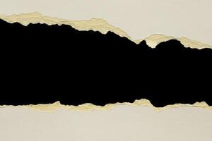 A black hole in the paper with a hole in the middle photo
