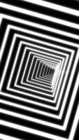 Optical art background animation looping square video